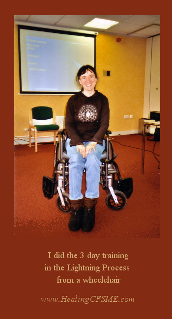 Lightning Process - personal experience, in a wheelchair